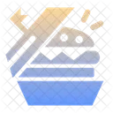 Burger in box  Icon