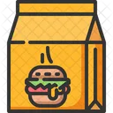 Burger-Lieferung  Symbol