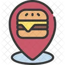 Burger Location  Icon
