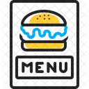 Burger Menu Card Burger Icon