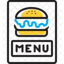 Burger Menu Card Burger Icon