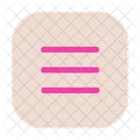 Burger Menu List Down Menu Option Icon