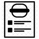 Burger-Menü  Symbol