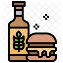 Burger Rindfleisch Hamburger Symbol