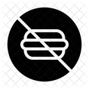 Burger Not Allowed  Icon