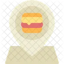 Burger Restaurant Location  Icon