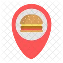 Burger Shop Location  Icon