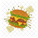 Burger Food Fast Food Icon