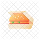 Burger Take Out Burger Takeaway Icon