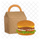 Burger Takeaway Hamburger Food Icon