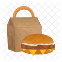 Burger takeaway  Icon