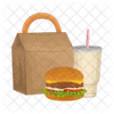 Burger Takeaway Hamburger Food Icon
