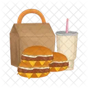 Burger Burger Takeaway Hamburger Icon