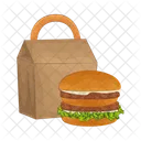 Burger Burger Takeaway Hamburger Icon