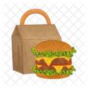 Burger Burger Takeaway Hamburger Icon