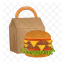 Burger Burger Takeaway Hamburger Icon