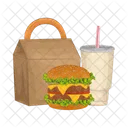 Burger Takeaway Hamburger Food Icon