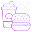 Fastfood Essen Junkfood Symbol
