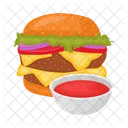 Burger Food Meal Icon