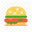 Burguer Burger Cooking Icon