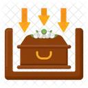 Burial Funeral Coffin Icon