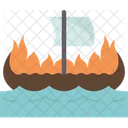 Burial Boat  Icon