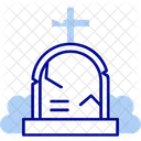 Burial Mausoleum Grave Icon