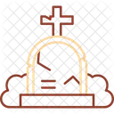 Burial Mausoleum Grave Icon
