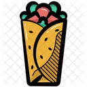 Burito Taco Tortilla Icon