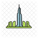 Burj Khalifa Dubai Emirats Arabes Unis Icône