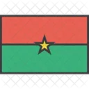 Burkina Faso African Icon