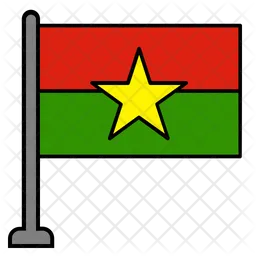 Burkina Flag Icon
