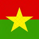 Burkina Faso Flag Country Icon