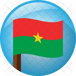 Burkina Faso Flag Icon