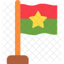 Burkina Faso Bf Flag Icon