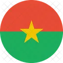 Burkina Faso Bandera Icono