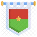 Burkina Faso Flag  Icon