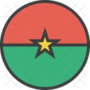 Burkina Faso African Icon