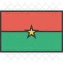Burkina Faso African Icon
