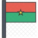 Burkina Faso African Icon
