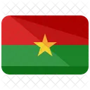Burkino Faso Flag Icon