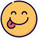 Burlon En Contra Emoji Icono
