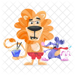 Burlas de leones  Icono