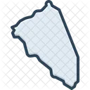 Burlington Map  Icon