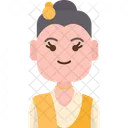 Burmese Woman  Icon