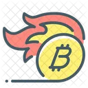 Burn Bitcoin  Symbol