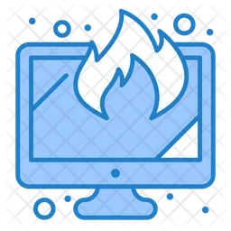 Burn Computer  Icon