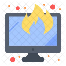 Burn Computer  Icon