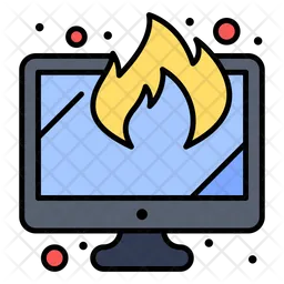 Burn Computer  Icon