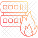 Burn Database Burn Datacenter Burn Server Icon